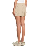 Columbia Sandier Mid Rise Elastic Waist Cargo Shorts