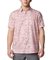 Columbia Super Slack Tide™ Short Sleeve Printed Woven Camp Shirt