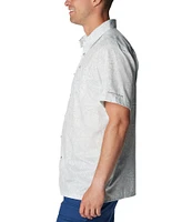 Columbia Super Slack Tide™ Short Sleeve Solid Woven Camp Shirt