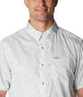 Columbia Super Slack Tide™ Short Sleeve Solid Woven Camp Shirt