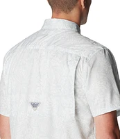 Columbia Super Slack Tide™ Short Sleeve Solid Woven Camp Shirt