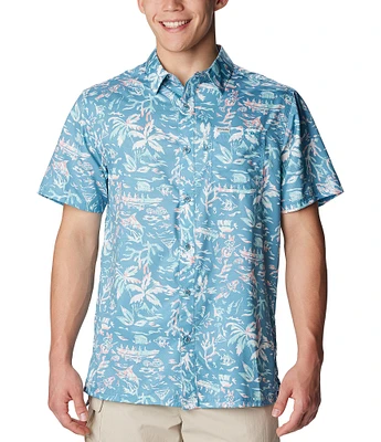 Columbia Super Slack Tide™ Short Sleeve Woven Camp Shirt