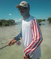 Columbia PFG Terminal Tackle Americana Long Sleeve T-Shirt