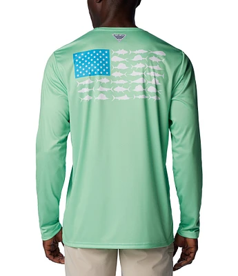 Columbia Terminal Tackle PFG Fish Flag™ Long Sleeve Graphic T-Shirt