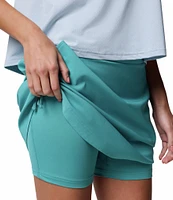 Columbia All Seasons Comfort Stretch Mid Rise Skort