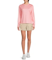 Columbia Women's Bahama Graphic Print Crew Neck Long Sleeve Shirt