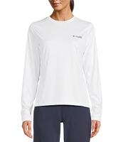 Columbia Women's Bahama Graphic Print Crew Neck Long Sleeve Shirt