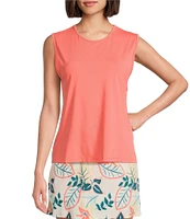 Columbia Women's Chill River Comfort Stretch Knit Crew Neck Sleeveless Tank Top
