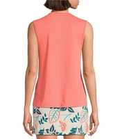 Columbia Women's Chill River Comfort Stretch Knit Crew Neck Sleeveless Tank Top