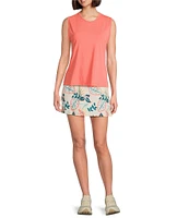Columbia Women's Chill River Comfort Stretch Knit Crew Neck Sleeveless Tank Top