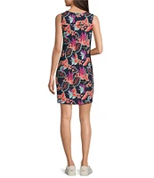 Columbia Women's Chill River Printed Crew Neck Sleeveless Shift Dress