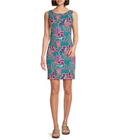 Columbia Women's Chill River Printed Crew Neck Sleeveless Shift Dress