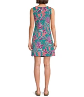 Columbia Women's Chill River Printed Crew Neck Sleeveless Shift Dress