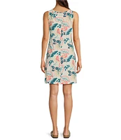 Columbia Women's Chill River Printed Crew Neck Sleeveless Shift Dress