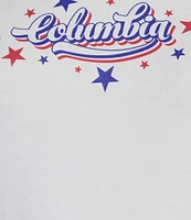 Columbia Women's Organic Cotton Blend Rolling Bend Graphic Ringer Rib Knit Tank