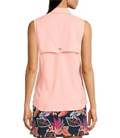 Columbia Women's Tamiami Collar Neck Sleeveless Button Front Shirt
