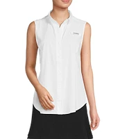 Columbia Women's Tamiami Collar Neck Sleeveless Button Front Shirt