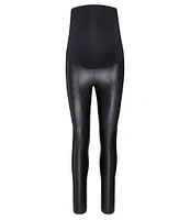 Commando Faux Leather Maternity Legging