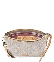 Consuela Clay Midtown Snake Print Embossed Crossbody Bag