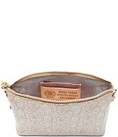 Consuela Clay Midtown Snake Print Embossed Crossbody Bag