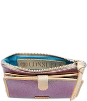 Consuela Glitter Exterior Lyndz Slim Wallet