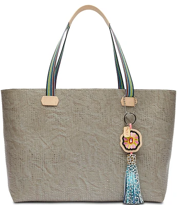 Consuela Juanis Big Breezy Metallic Textured Tote Bag