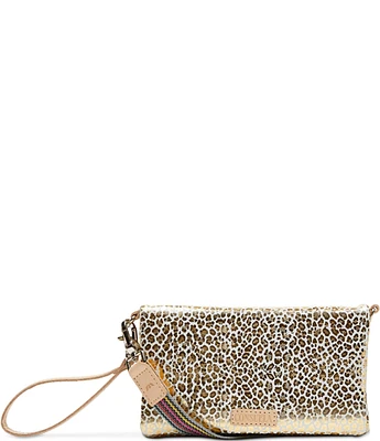 Consuela Kit Uptown Metallic Jag Print Crossbody Bag