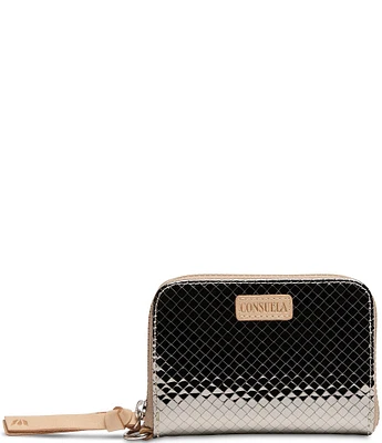 Consuela Kit Metallic Mirrored Zippy Wallet