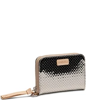 Consuela Kit Metallic Mirrored Zippy Wallet