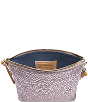 Consuela LuLu Downtown Lilac Metallic Crossbody Bag