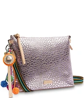 Consuela LuLu Downtown Lilac Metallic Crossbody Bag