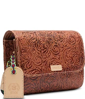 Consuela On The Town Sally Tooled Leather Crossbody Bag