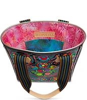 Consuela Rita Classic Neon Embroidered Tote Bag