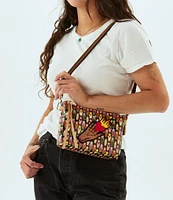 Consuela Sisters Midtown Embroidered Hand Patch Crossbody Bag