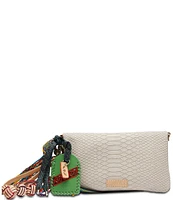 Consuela Thunderbird Embossed Snake Print Uptown Crossbody Bag