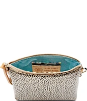 Consuela Wesley Metallic Pebbled Midtown Crossbody Bag