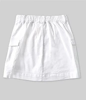 Copper Key Big Girls Button Front Mini Skirt