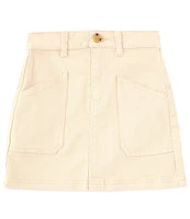 Copper Key Big Girls 7-16 Denim Cargo Skirt