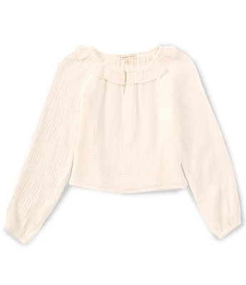 Copper Key Big Girls 7-16 Collared Blouse