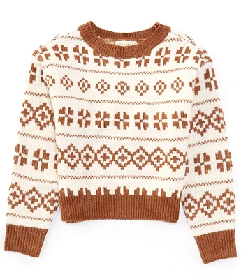 Copper Key Big Girls 7-16 Fair Isle Sweater