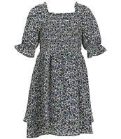 Copper Key Big Girls 7-16 Floral Tiered Dress