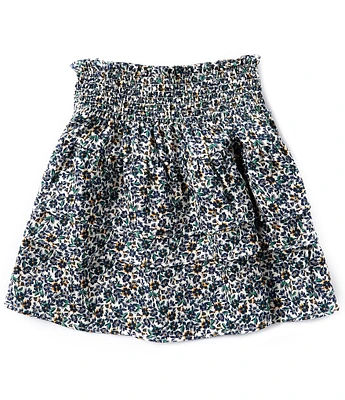 Copper Key Big Girls 7-16 Floral Tiered Skirt
