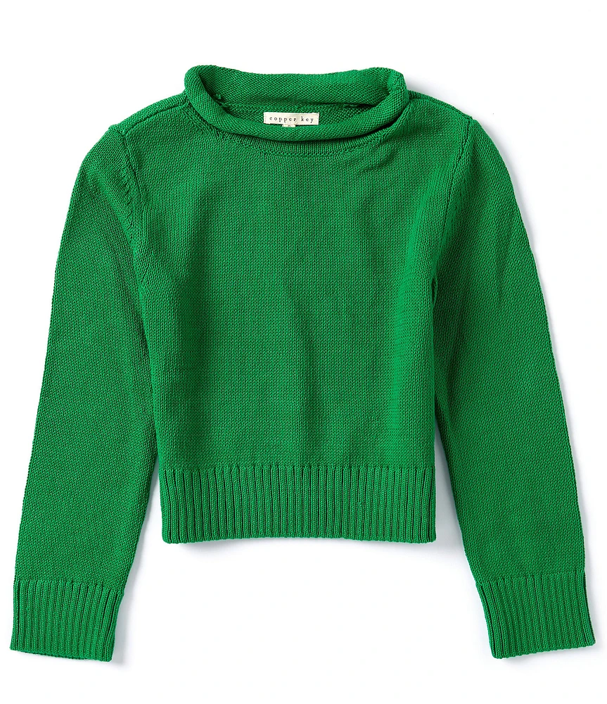 Copper Key Big Girls 7-16 Roll Neck Sweater