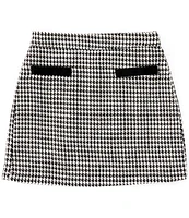 Copper Key Big Girls 7-16 Claudia Houndstooth Skirt