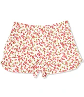 Copper Key Big Girls 7-16 Ditsy Floral Pointelle Shorts