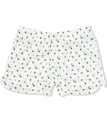 Copper Key Big Girls 7-16 Ditsy Floral Pointelle Shorts