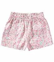 Copper Key Big Girls Ditsy Floral Printed Paper Bag Shorts