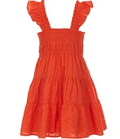 Copper Key Big Girls 7-16 Eyelet Dress