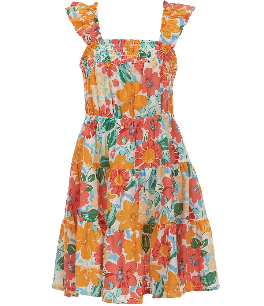 Copper Key Big Girls 7-16 Floral Printed Dress