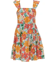 Copper Key Big Girls 7-16 Floral Printed Dress